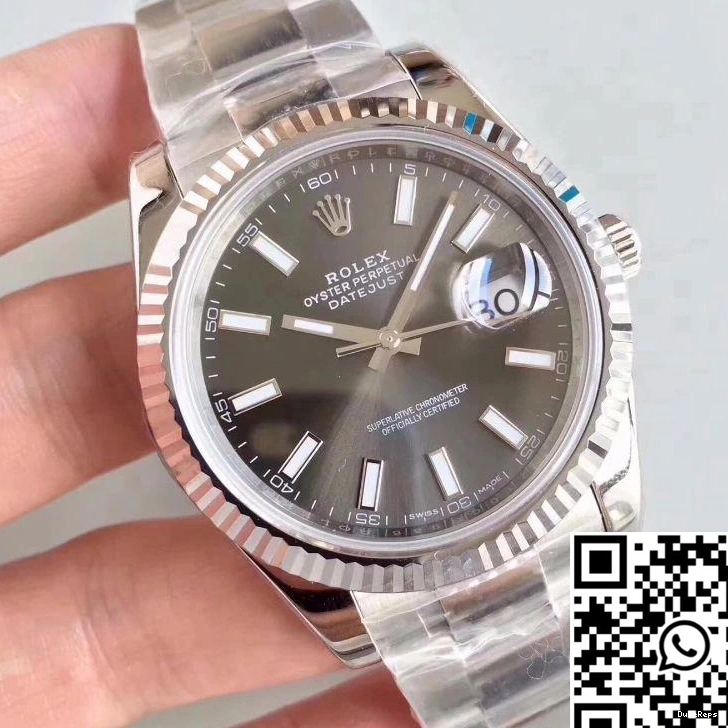 II Datejust EW Dial Factory Grey M126334-0014 Rolex 0507